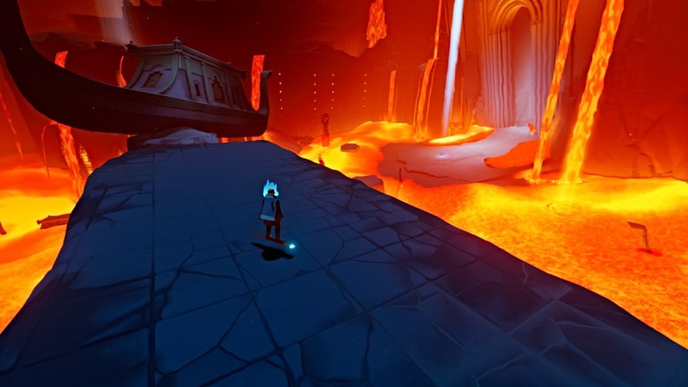 Path to frog skeleton in Sword of the Sea