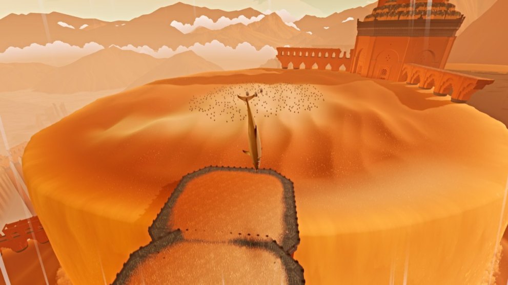 Restoration Point 8 in the Forbidden Valley in Sword of the Sea