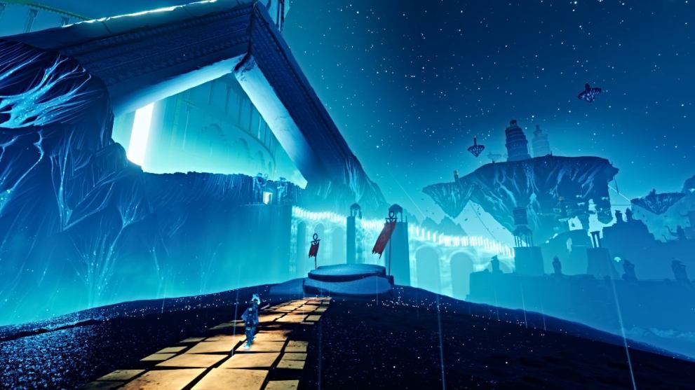 Open area in the Sacred River in Sword of the Sea