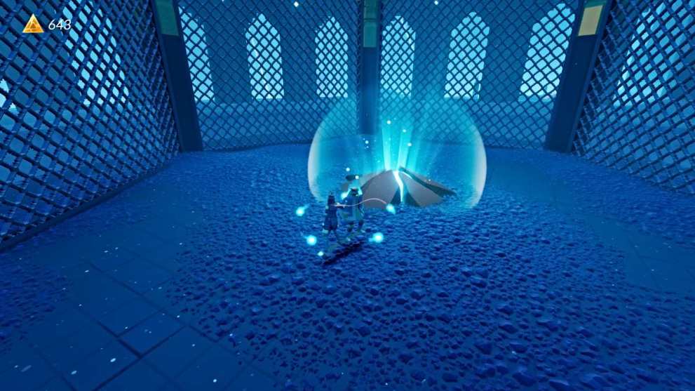 Blue crack restoration point in Sword of the Sea