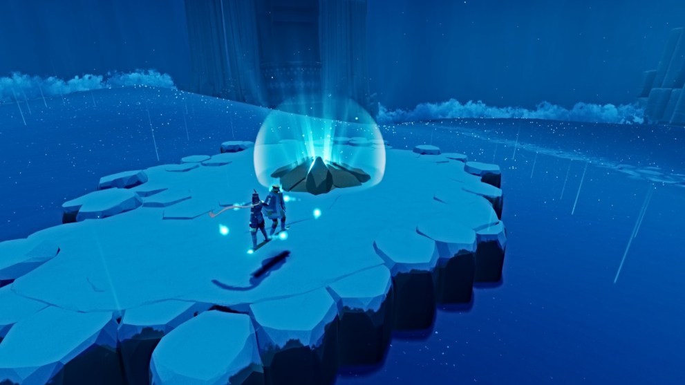 Blue crack restoration point in Sword of the Sea