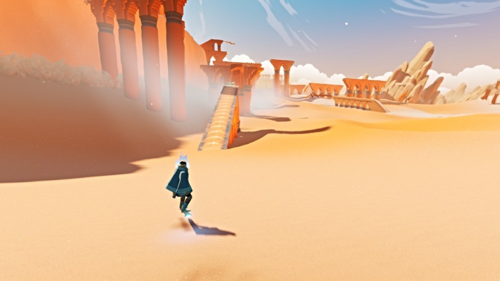 Speed up ramp in Sword of the Sea