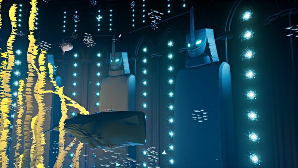 Sperm Whale Rider trophy unlock in Sword of the Sea