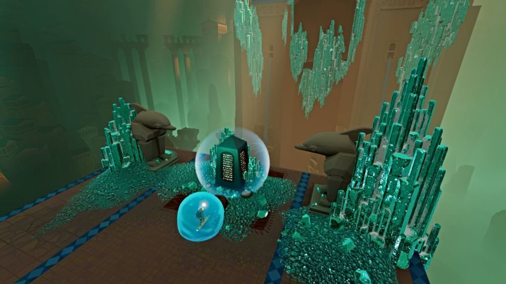 The Great Dolphin stele message in Sword of the Sea