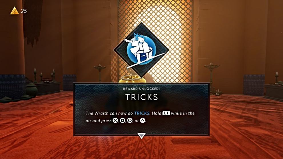 Tricks ability unlocked in Sword of the Sea