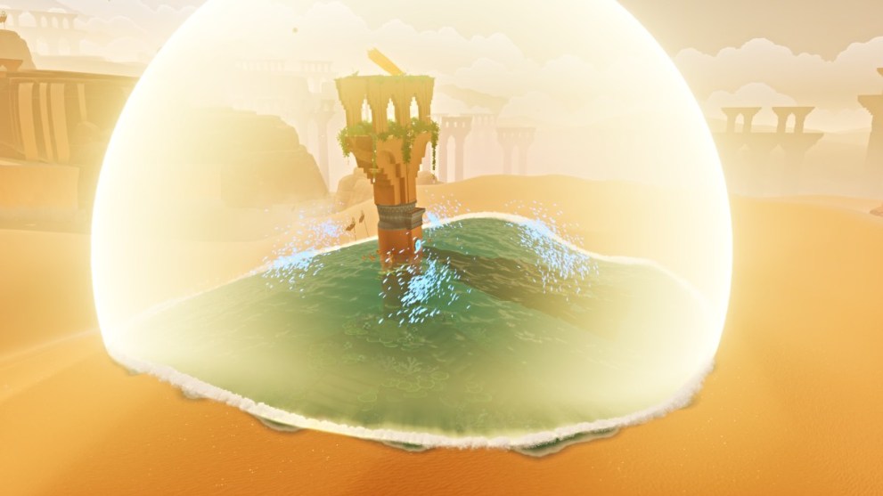 Restoring water at the Veiled Sea in Sword of the Sea