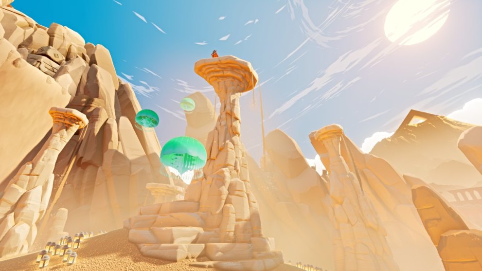 Pillar at the Veiled Sea in Sword of the Sea