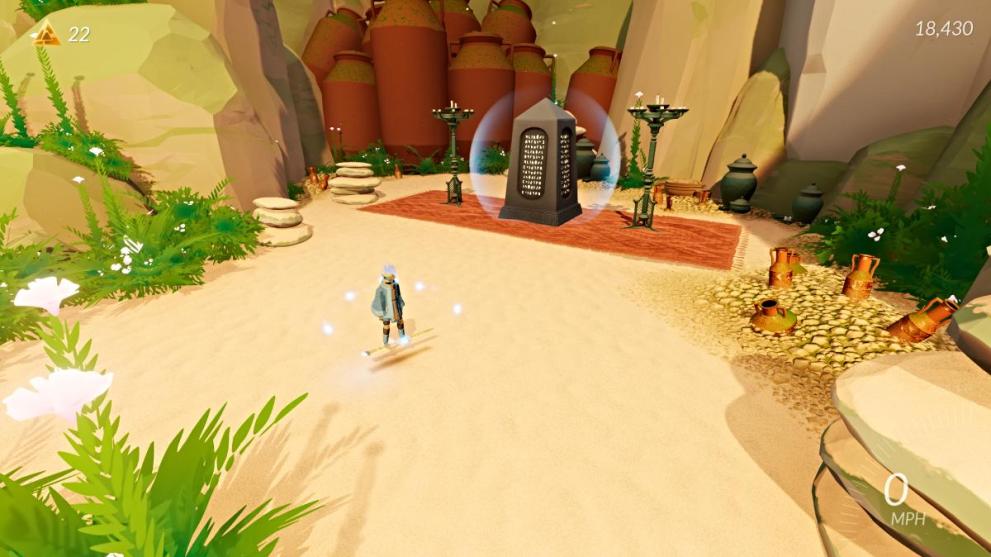 Stele Pedestal in Sword of the Sea