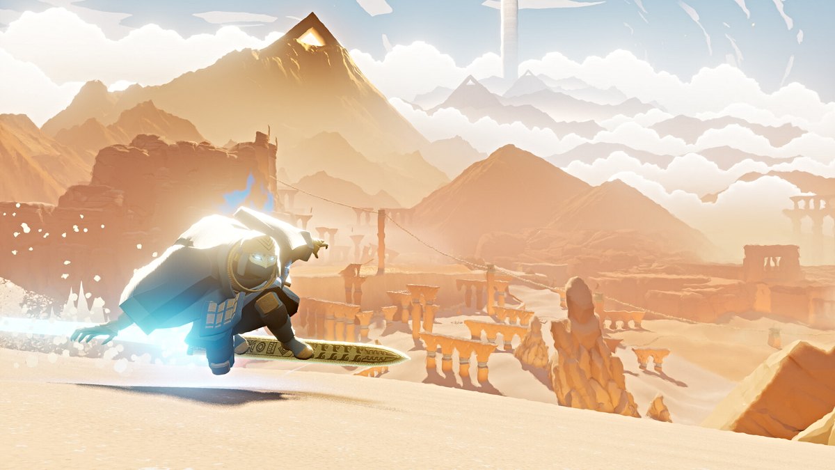 Surfing in Sword of the Sea