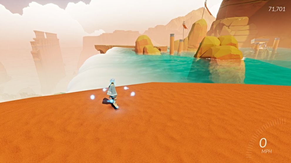 Waterfall in Sword of the Sea