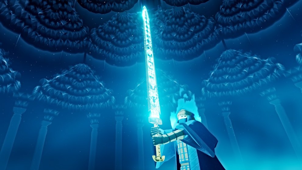 Wraith with a new sword in Sword of the Sea