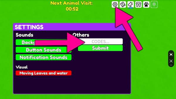 How to redeem Grow a Habitat codes.