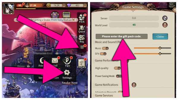 How to redeem Monster Maidens: Edenfall codes.