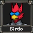 Birdo character in Megabonk