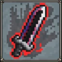 Corrupted Sword weapon in Megabonk