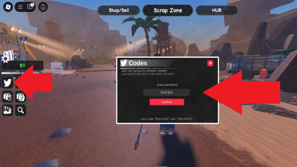 How to redeem Scrap It codes