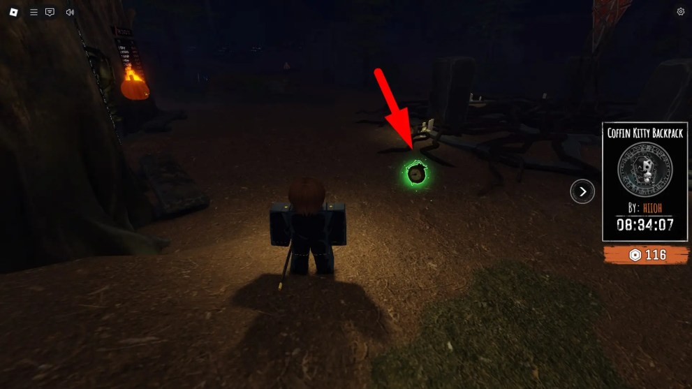 Compass in the Roblox Halloween Spotlight event