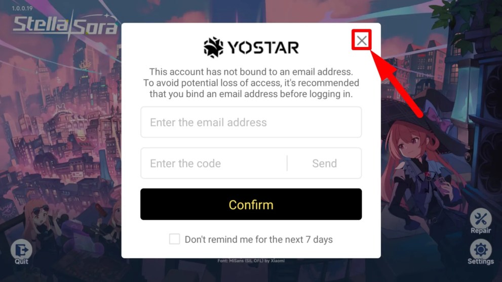 How to log in as a guest during reroll in Stella Sora