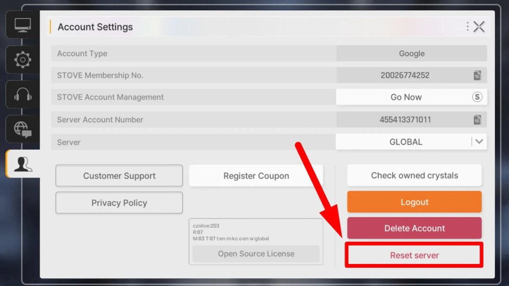 How to reroll account in Chaos Zero Nightmare