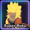 Super Goku unit from the Anime Story Roblox experience