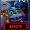 Toy Bonnie unit from the Five Nights TD 2 Roblox experience