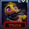 Withered Chica unit from the Five Nights TD 2 Roblox experience