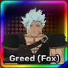 Greed (Fox) unit from the Anime Story Roblox experience