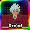 Greed unit from the Anime Story Roblox experience