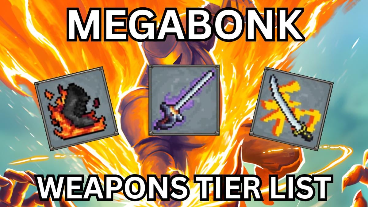 Megabonk Weapons tier list