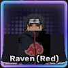 Raven (Red) unit from the Anime Story Roblox experience
