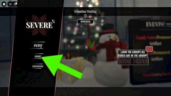 How to redeem Roblox SEVERE codes.