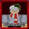Gojin (Christmas) unit in the Anime Story Roblox experience