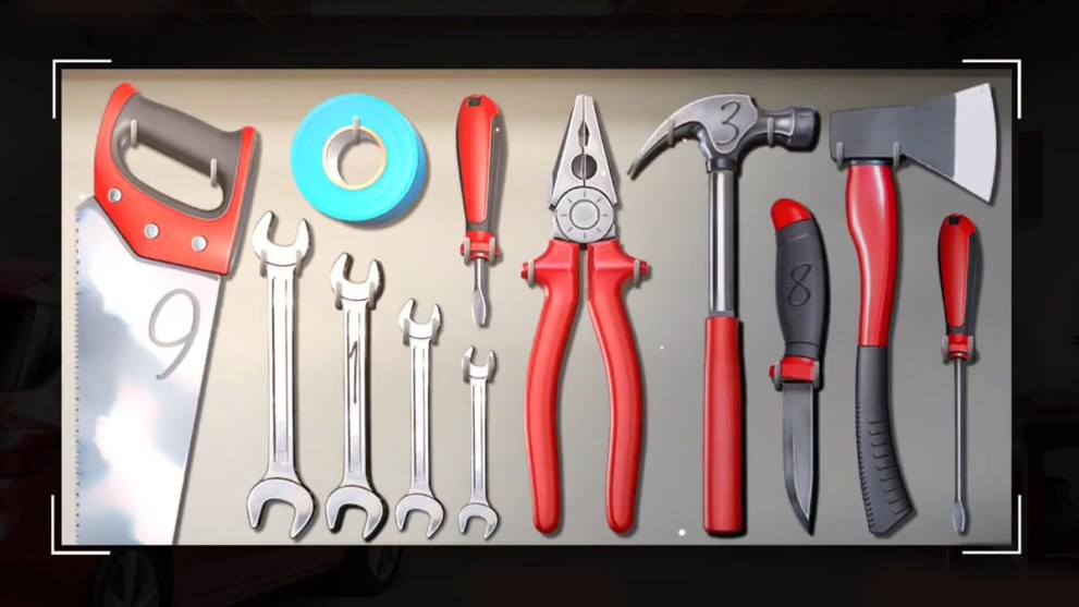 Garage Tools Puzzle