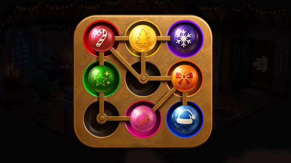 Color Xmas Tree Toys Puzzle