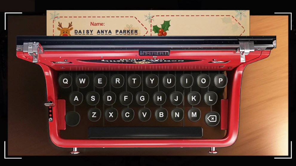 Typing Machine Puzzle