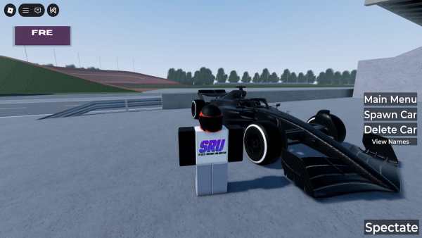 In-game screenshot of Formula Racing Experience.