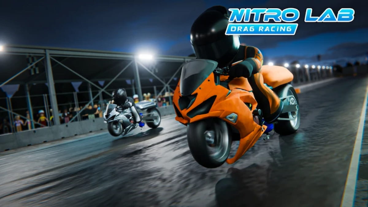 Promo image for NitroLab Drag Racing.