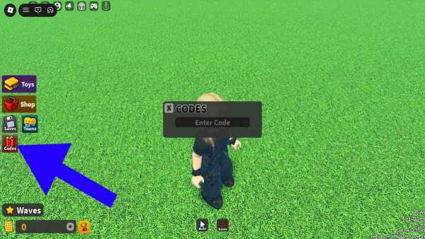 How to redeem codes in Toy Defense.