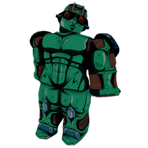 Turqoise Stone free skin in the Bizarre Lineage Roblox experience