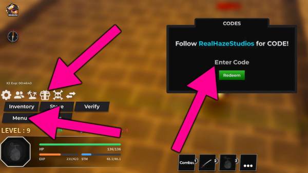 How to redeem Haze Seas codes.