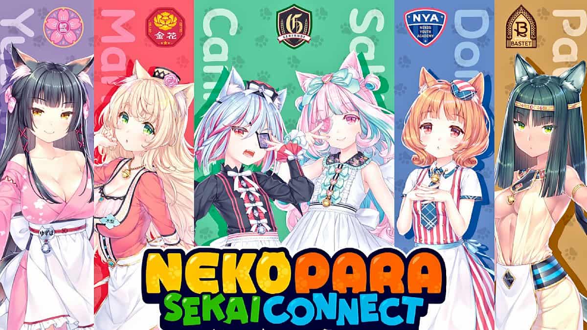Nekopara Sekai Connect promo art.