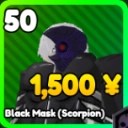 Black Mask (Scorpion) unit in Re Rangers X