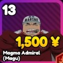 Magma Admiral (Magu) unit in Re Rangers X