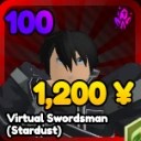 Virtual Swordsman (Stardust) unit in Re Rangers X