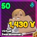 Virtual Swordswoman unit in Re Rangers X