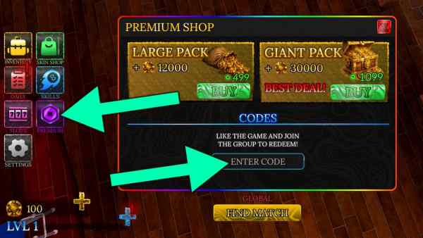 How to redeem 8 Ball X codes.