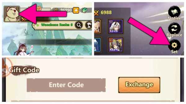 How to redeem Samsara Valley codes.