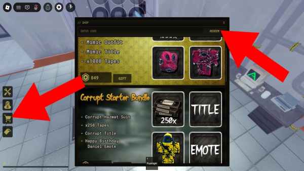 How to redeem Blackrooms codes