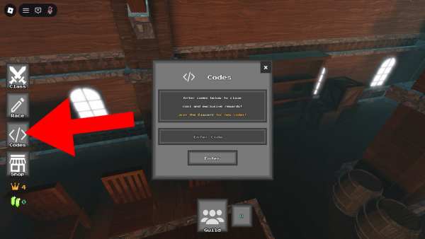 How to redeem Guilds codes.