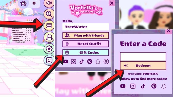 Vortella Dress Up Codes (July) - Twinfinite